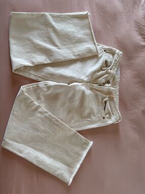 Zara Off-White Jeans 4 straight